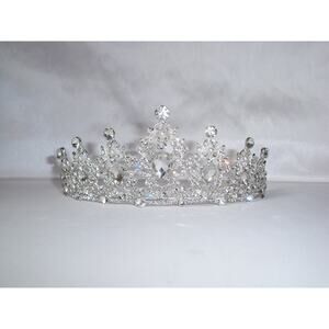 Rhinestone tiara crown, bridal prom birthday wedding crown princess headband